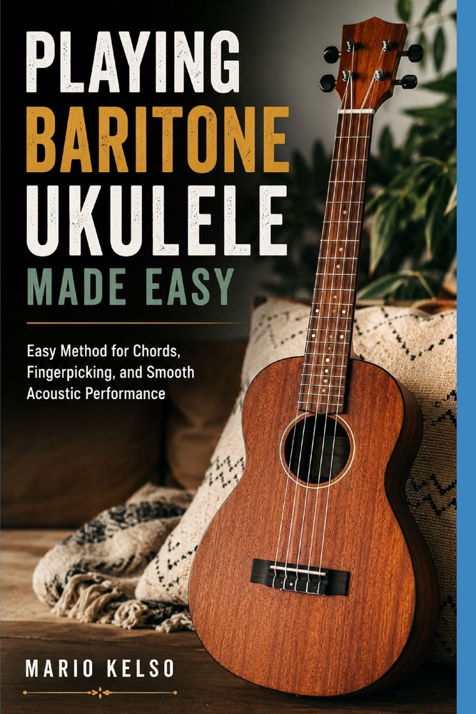 Playing Baritone Ukulele Made Easy: Easy Method for Chords, Fingerpicking, and Smooth Acoustic Performance cover