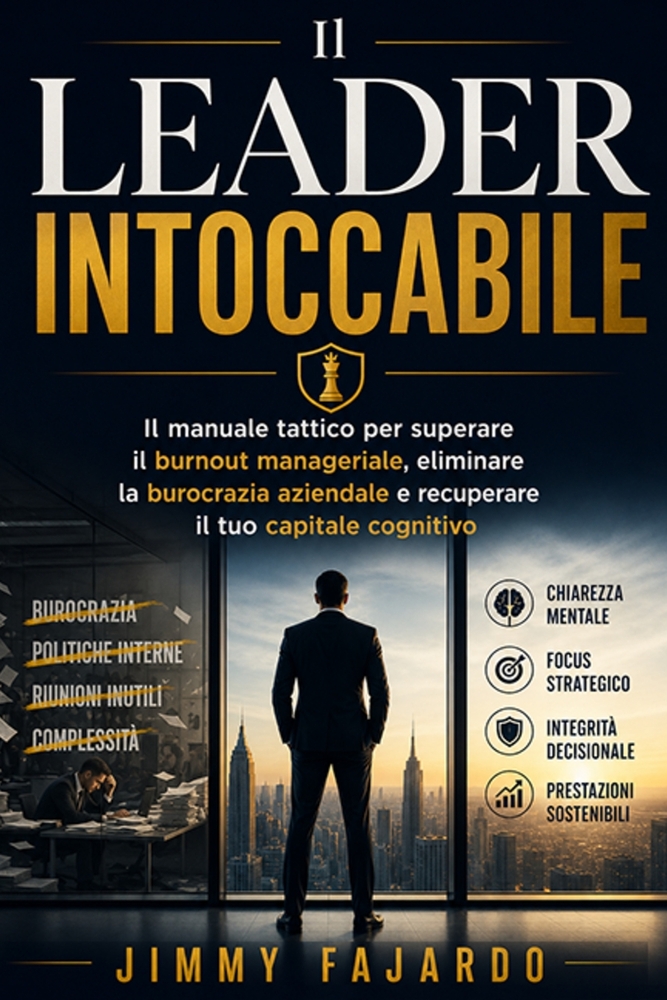 Il Leader Intoccabile: Il manuale tattico per superare il burnout manageriale, eliminare la burocrazia aziendale e recuperare il tuo capitale cognitiv cover
