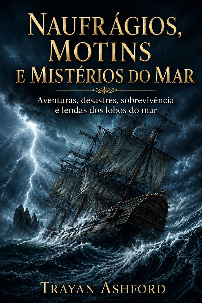 Naufrágios, Motins E Mistérios Do Mar: Aventuras, desastres, sobrevivência e lendas dos lobos do mar cover