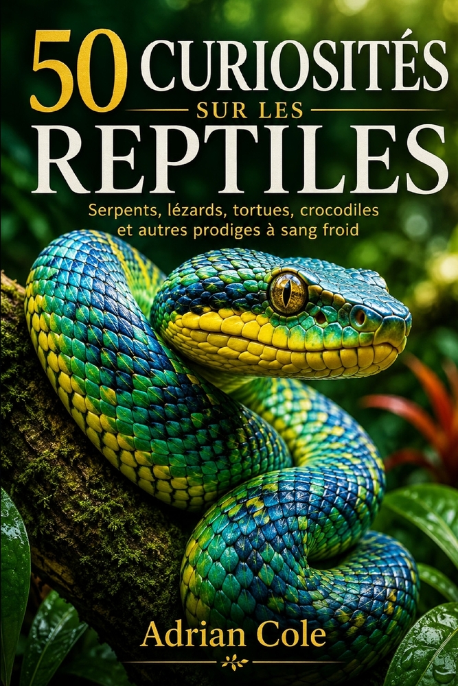 50 Curiosités Sur Les Reptiles: Serpents, lézards, tortues, crocodiles et autres prodiges à sang froid cover