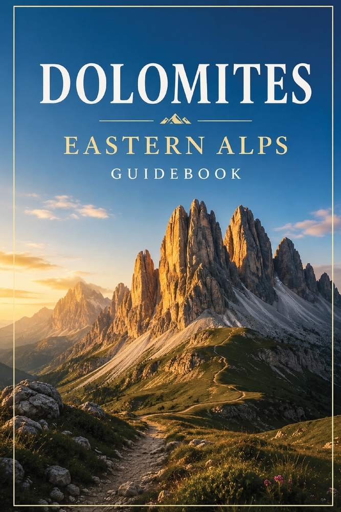 Dolomites Eastern Alps Guidebook: Tre Cime, Alta Via Routes & Mountain Hiking Trails cover
