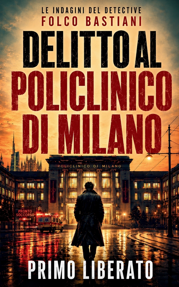 Delitto Al Policlinico Di Milano: Un noir milanese al Policlinico, dove anche il silenzio può mentire cover