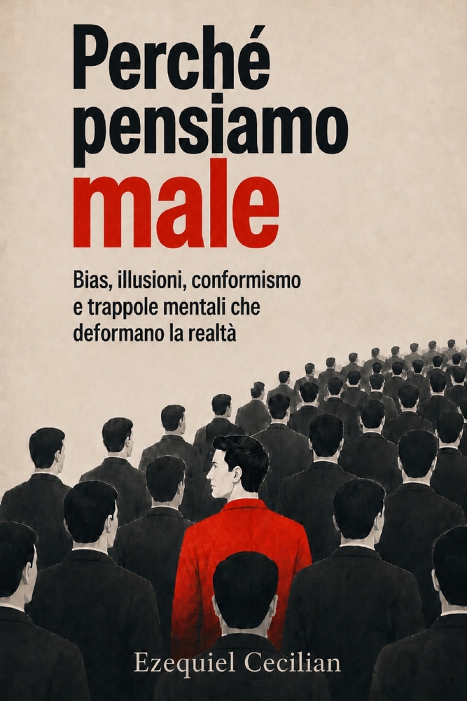 Perché Pensiamo Male: Bias, illusioni, conformismo e trappole mentali che deformano la realtà cover