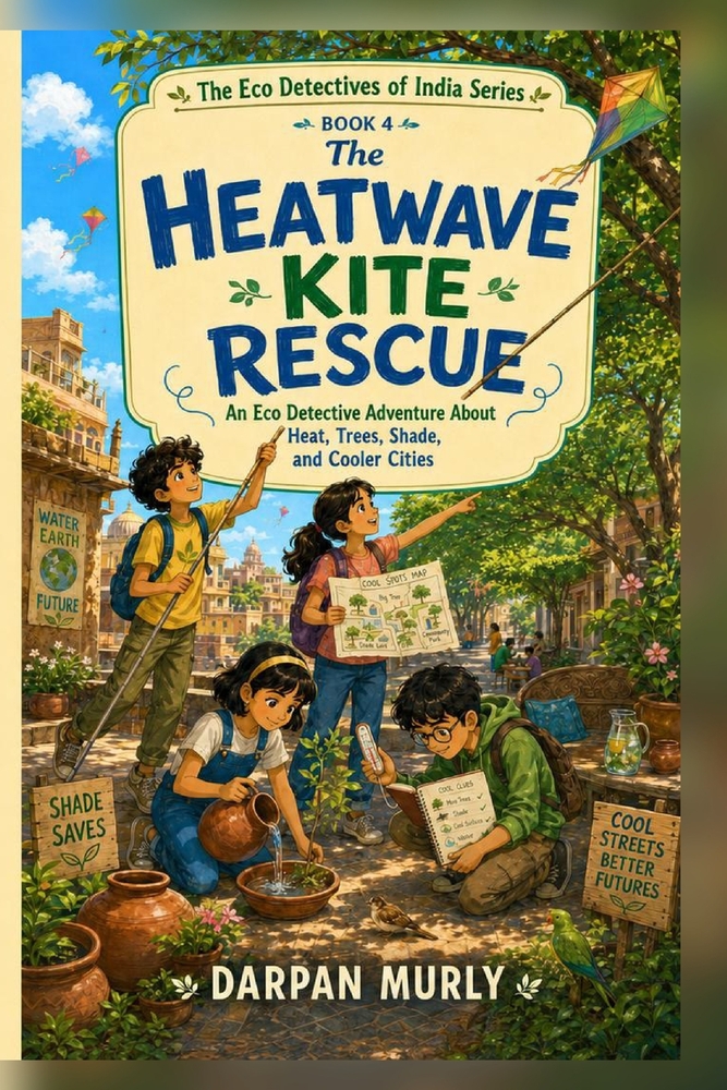 The Heatwave Kite Rescue: An Eco Detective Adventure About Heat, Trees, Shade and Cooler Cities cover