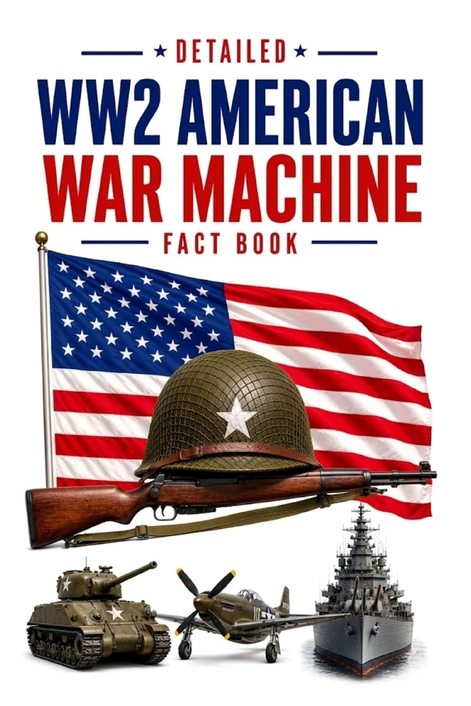 Detailed WW2 American War Machine Fact Book cover