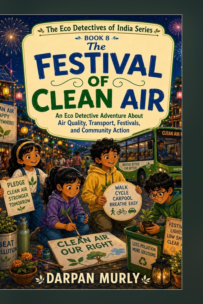 The Festival of Clean Air: An Eco Detective Adventure About Air Quality, Transport, Festivals and Community Action cover