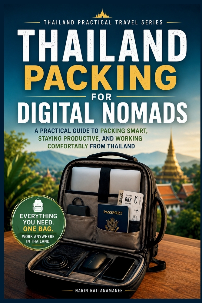 Thailand Packing for Digital Nomads: A Practical Guide to Packing Smart, Staying Productive, and Working Comfortably From Thailand cover