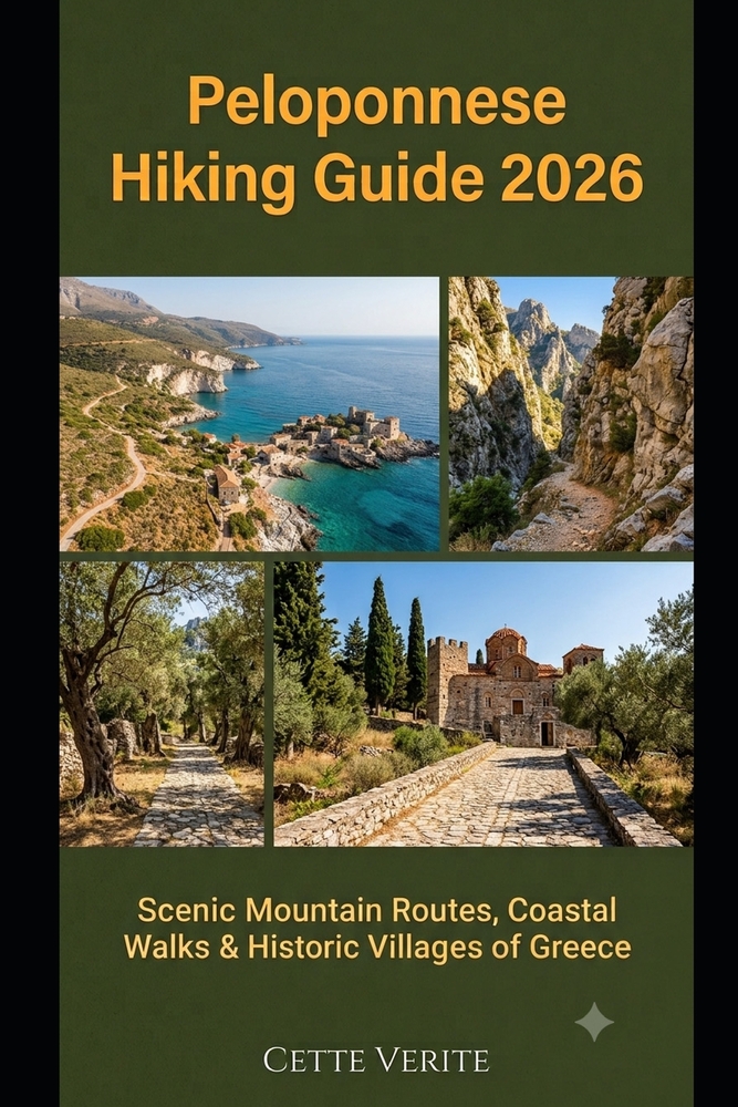Peloponnese Hiking Guide 2026: Scenic Mountain Routes, Coastal Walks & Historic Villages of Greece cover