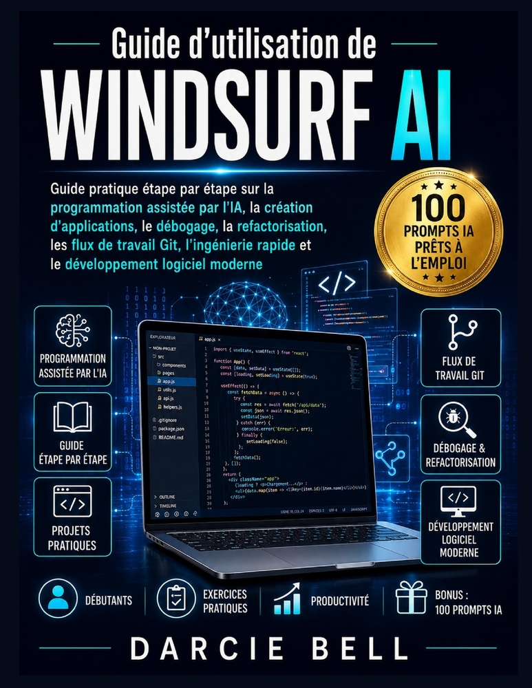 Guide d'utilisation de Windsurf AI: Guide pratique étape par étape sur la programmation assistée par l'IA, la création d'applications, le débogage, la cover