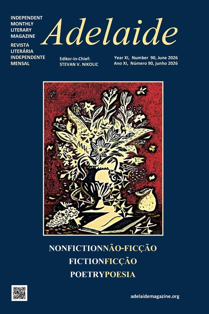 Adelaide: Independent Literary Magazine No.92, August 2026 cover