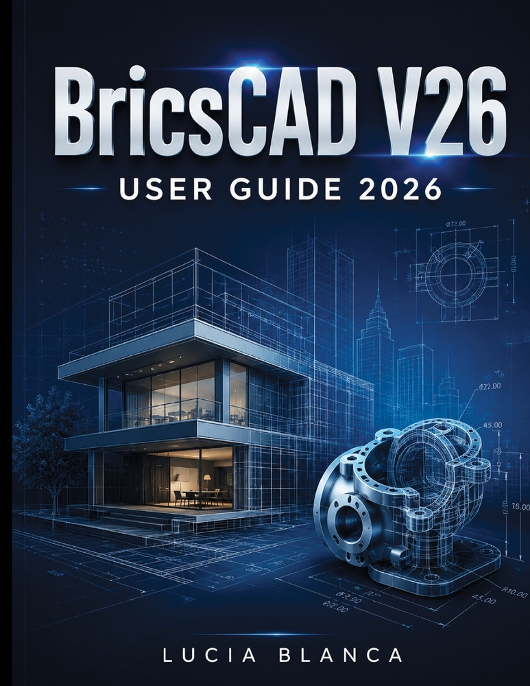 BricsCAD V26 USER GUIDE 2026: The Essential Reference Guide to BricsCAD V26: Authoritative Coverage of New Features, Integrations, and Best Practices cover