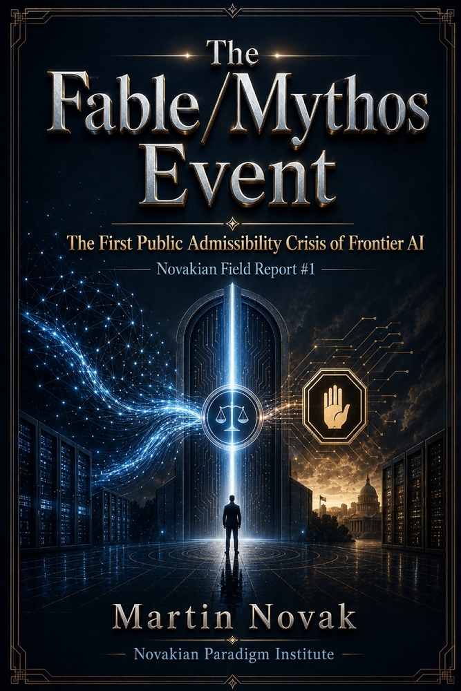 The Fable/Mythos Event. The First Public Admissibility Crisis of Frontier AI: Novakian Field Report #1 cover