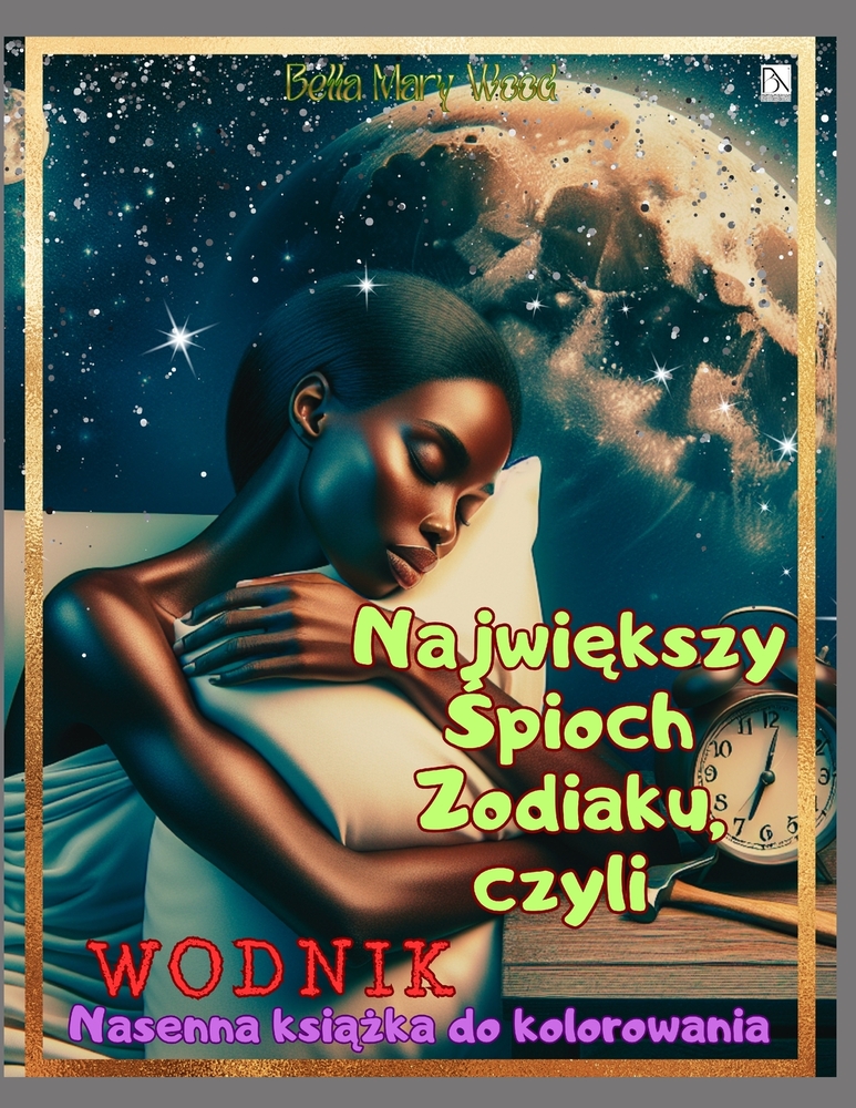 Największy Śpioch Zodiaku, czyli Wodnik: Nasenna książka do kolorowania cover