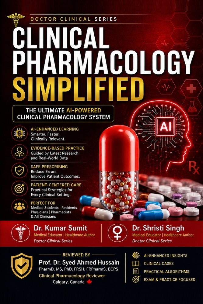 Clinical Pharmacology Simplified: The Ultimate AI-Powered Clinical Pharmacology System cover