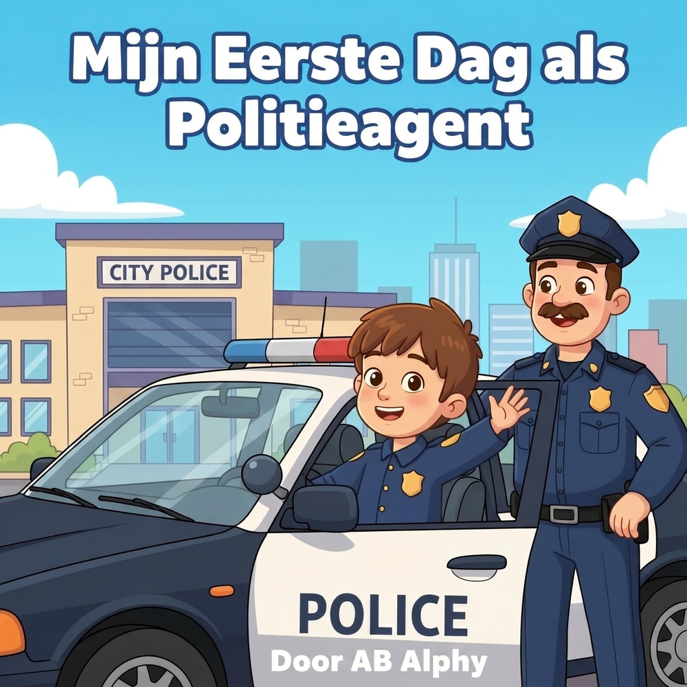 Mijn Eerste Dag als Politieagent: Een Leuk Avontuur over Vriendelijkheid, Moed en de Gemeenschap Helpen cover