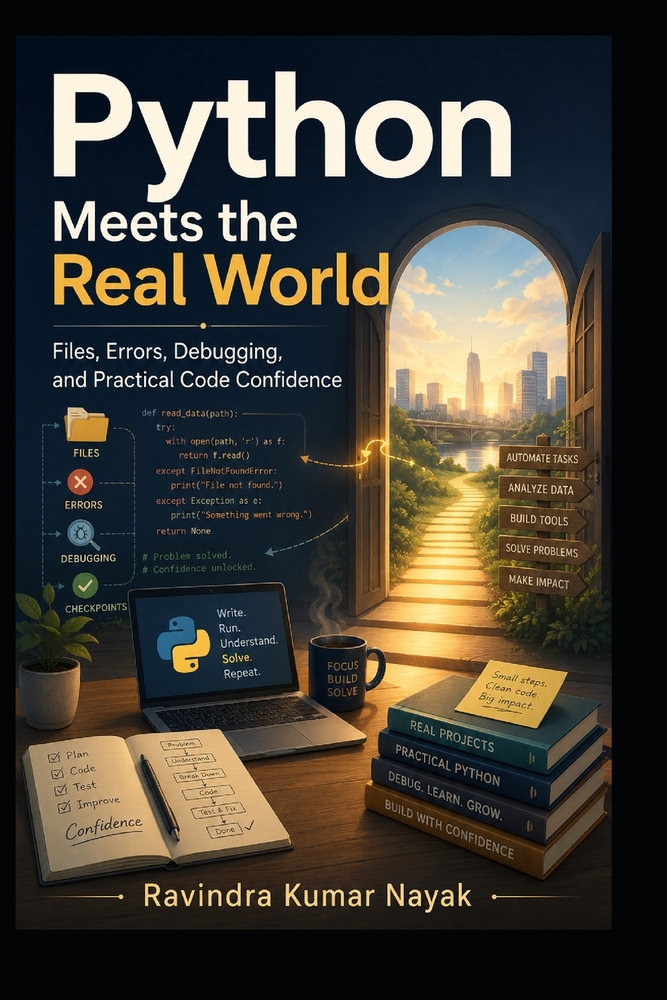 Python Meets the Real World: Files, Errors, Debugging, and Practical Code Confidence cover