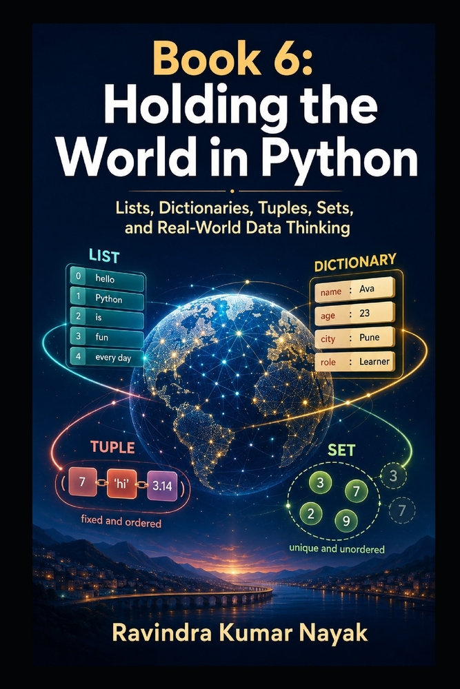 Book 6: Holding the World in Python cover