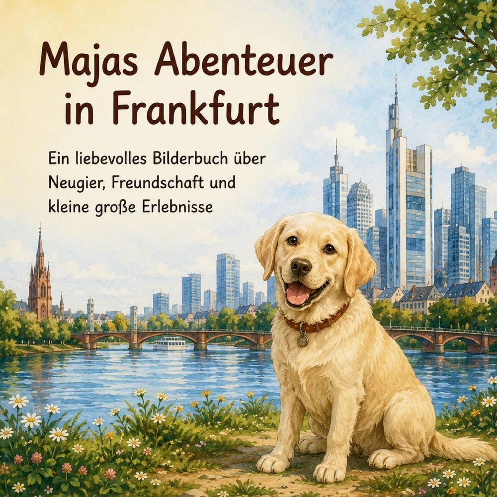 Majas Abenteuer in Frankfurt: Bilderbuch für Kinder cover