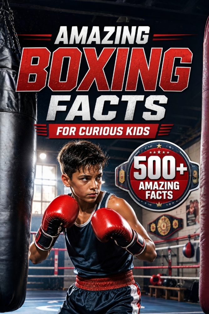 Amazing Boxing Facts For Curious Kids: 500+ Incredible Facts About Boxing History, Olympic Champions, Rules, Gloves, Weight Classes, Records & the Sci cover