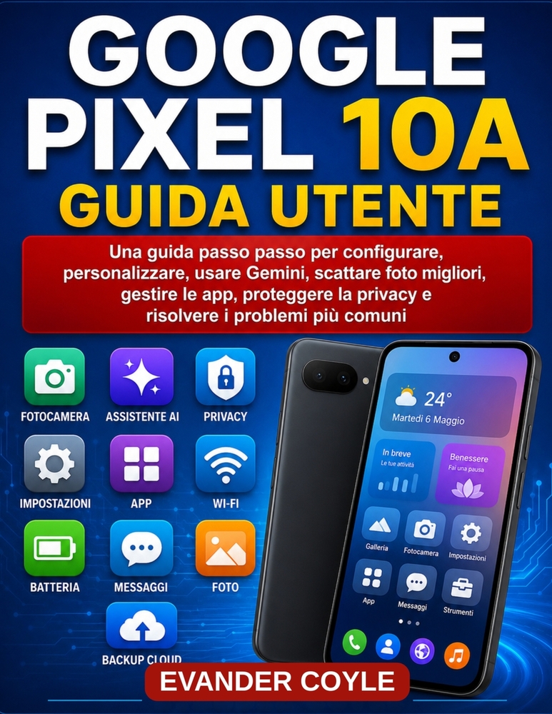 Google Pixel 10A Guida per l'utente cover