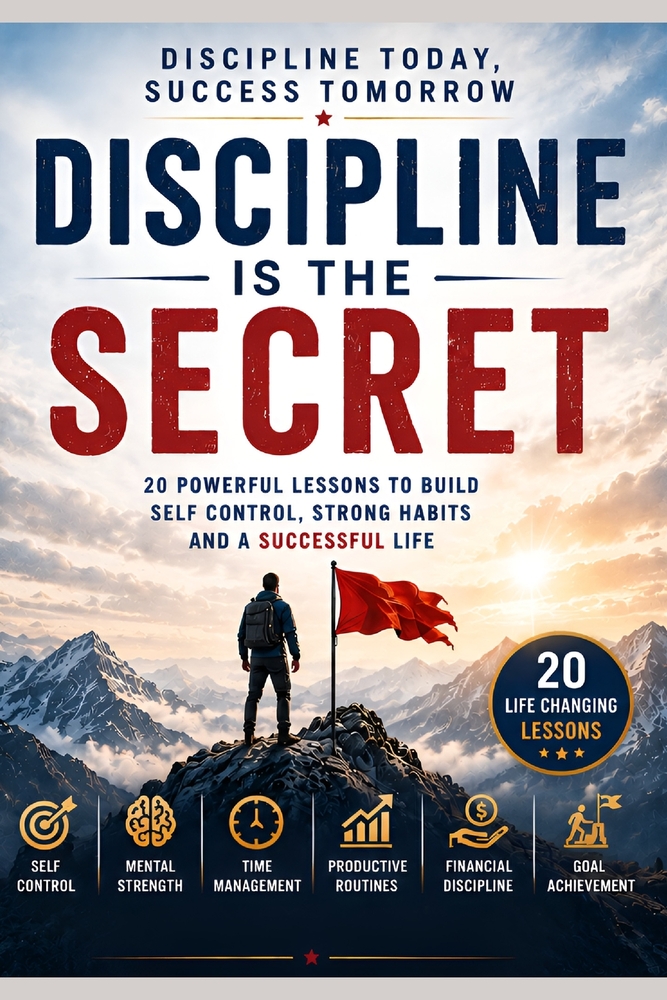 Discipline Is the Secret: 20 Powerful Lessons to Build Self-Control, Strong Habits, and a Successful Life cover