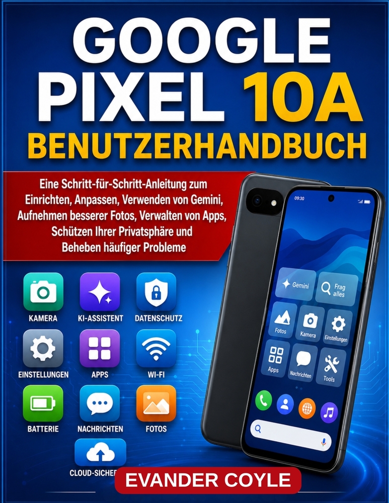Google Pixel 10A Benutzerhandbuch cover