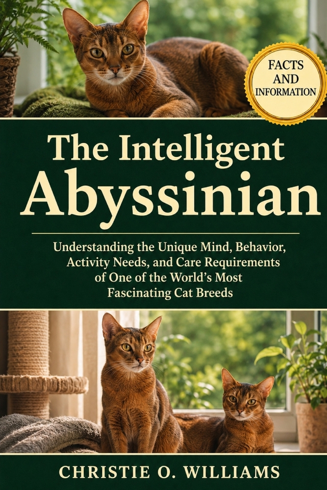 The Intelligent Abyssinian: Understanding the Unique Mind, Behavior, Activity Needs, and Care Requirements of One of the World's Most Fascinating Cat cover