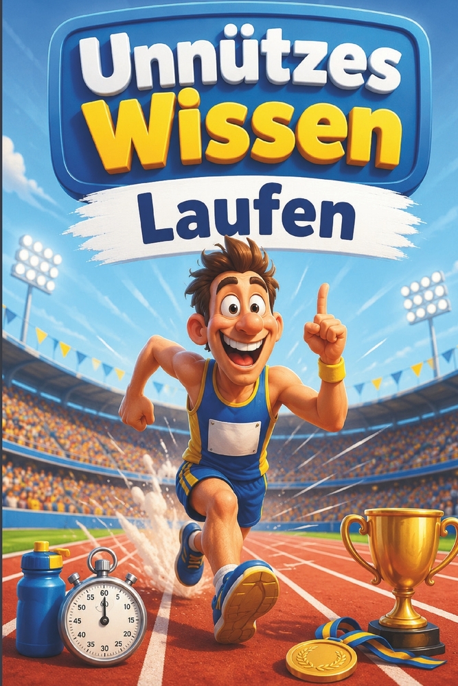 Unnützes Wissen Laufen: Kuriose & witzige Fakten als Geschenk für Läufer cover