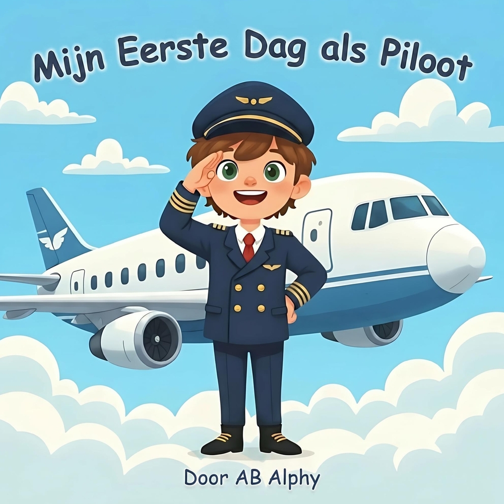 Mijn Eerste Dag als Piloot: Een Spannend Avontuur over Vliegen, Teamwerk en Grote Dromen cover