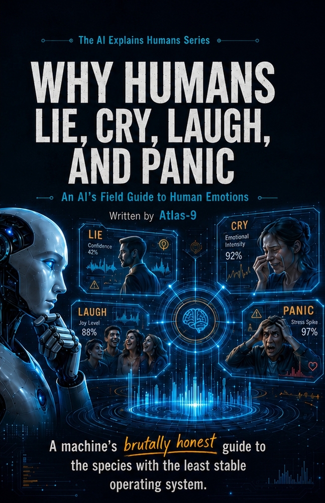 Why Humans Lie, Cry, Laugh, and Panic: An AI's Field Guide to Human Emotions cover
