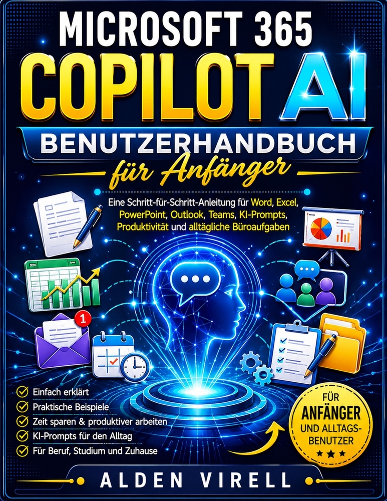 Microsoft 365 Copilot AIBenutzerhandbuch für Anfänger cover