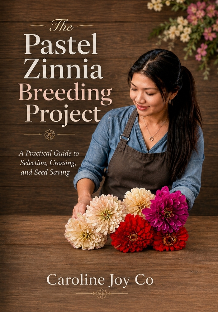 The Pastel Zinnia Breeding Project: A Hobby Gardener's Guide to Selecting Double Blooms, Saving Seed, and Growing Better Zinnias Season by Season cover
