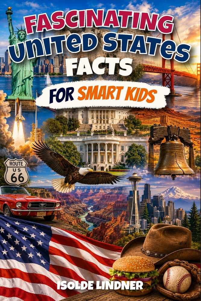 Fascinating United States Facts for Smart Kids: Discover Amazing History, Nature, Inventions, and Culture of the USA cover