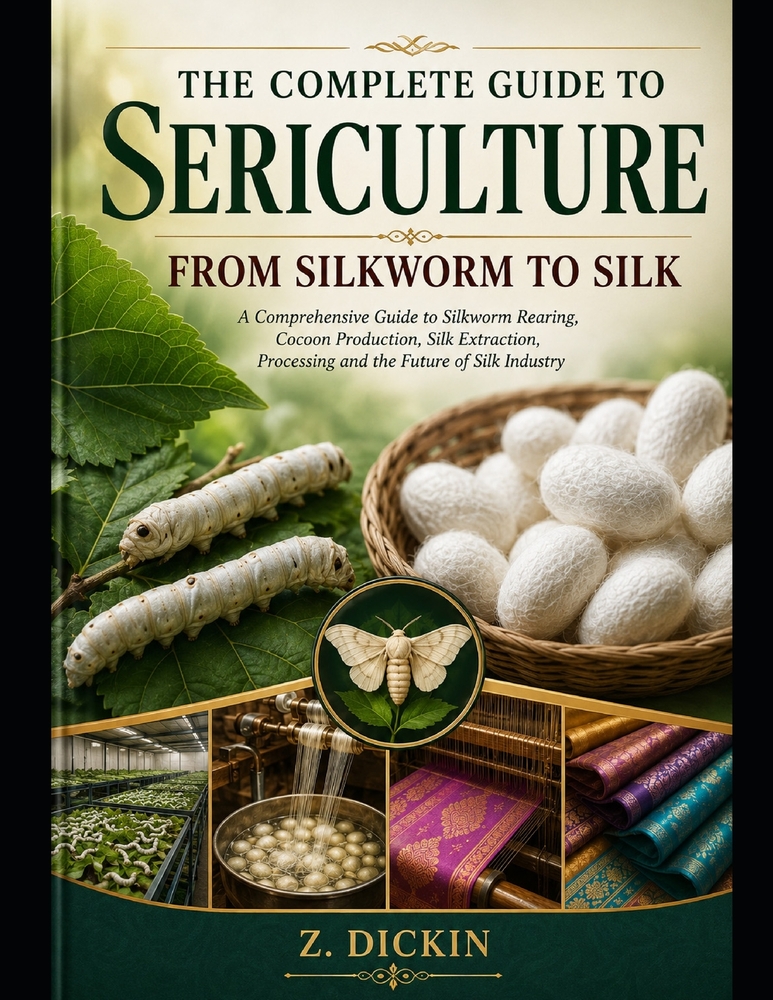 The Complete Guide to Sericulture: From Silkworm to Silk cover