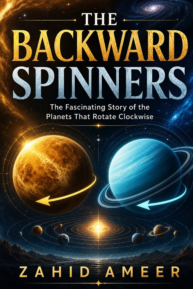 The Backward Spinners: The Fascinating Story of the Planets That Rotate Clockwise cover