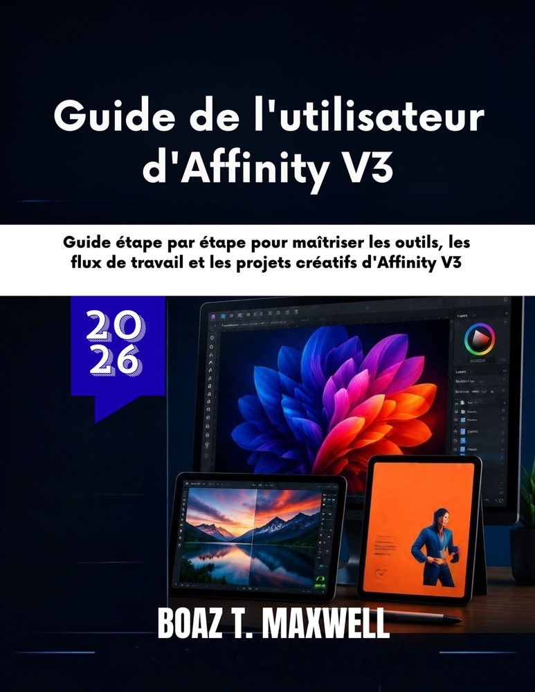 Guide de l'utilisateur d'Affinity V3: Guide étape par étape pour maîtriser les outils, les flux de travail et les projets créatifs d'Affinity V3 cover