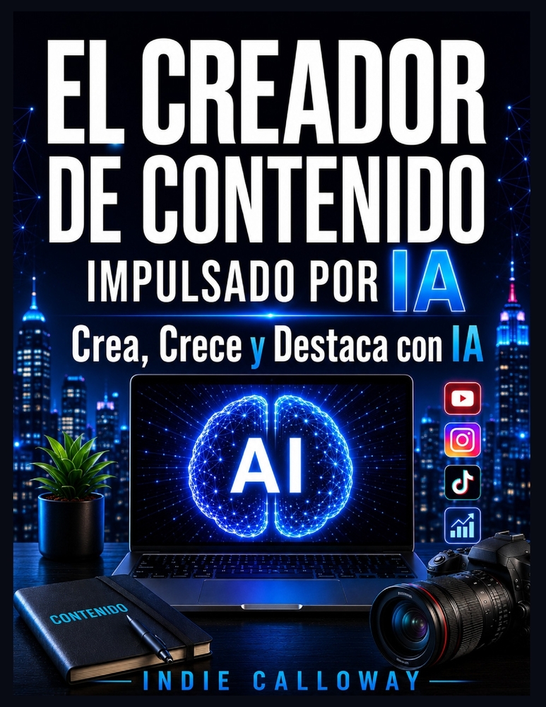 El creador de contenido impulsado por IA: Crea de forma más inteligente. Crece más rápido. Construye tu marca digital. cover