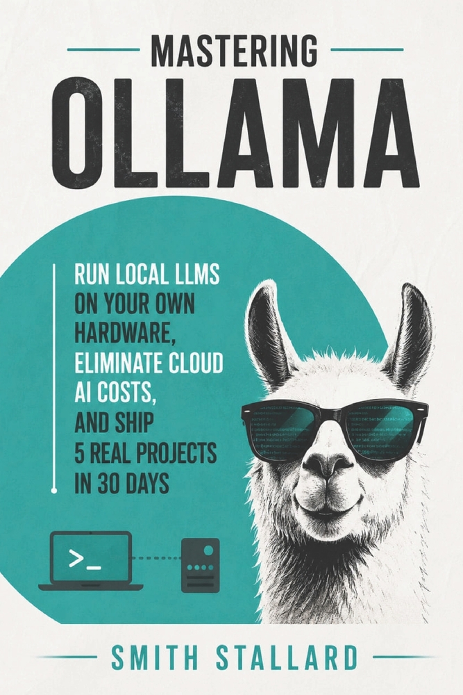 Mastering Ollama: Run Local LLMs on Your Own Hardware, Eliminate Cloud AI Costs, and Ship 5 Real Projects in 30 Days cover