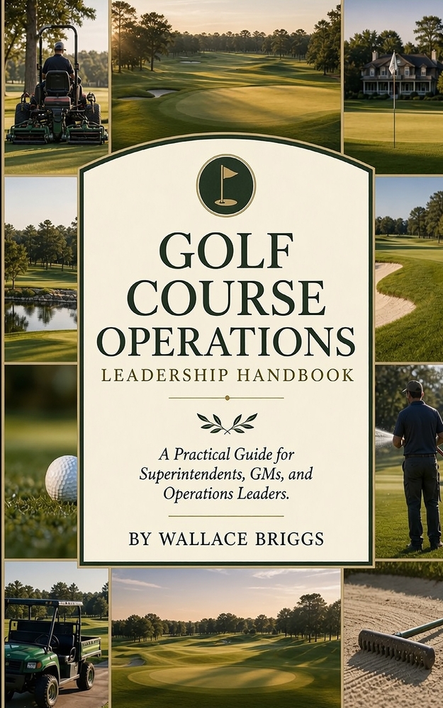 Golf course operations leadership handbook: A Practical Guide for Superintendents, GMs, and Operations Leaders cover