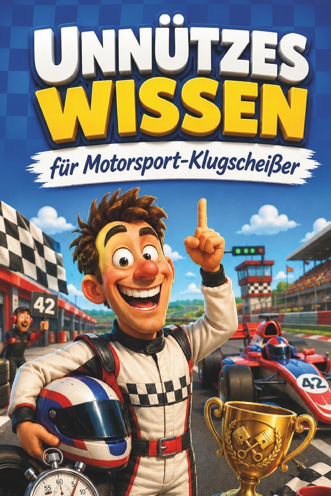 Unnützes Wissen für Motorsport-Klugscheißer: Kuriose & witzige Fakten als Geschenk für Motorsport-Fans cover