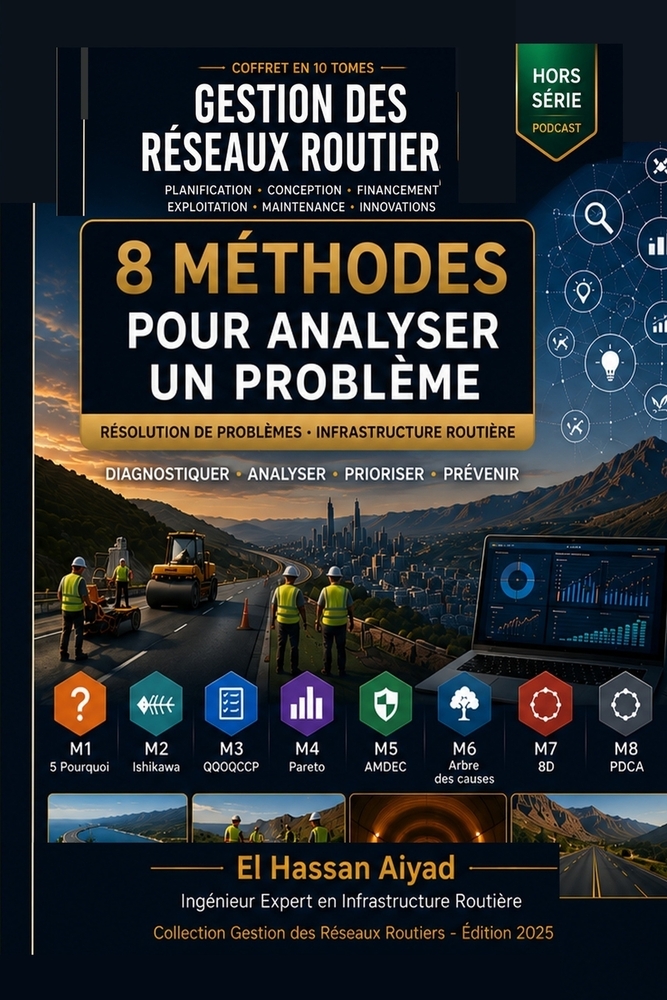 8 Méthodes pour Analyser un Problème: Résolution de problèmes en infrastructure routière - 24 cas pratiques, tableaux coût/avantage comparatifs et sol cover
