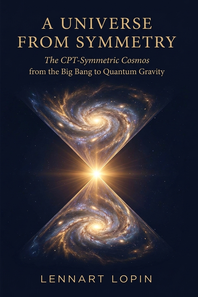 A Universe from Symmetry: The CPT-Symmetric Cosmos, from the Big Bang to Quantum Gravity cover