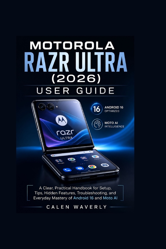 Motorola Razr Ultra (2026) User Guide: A Clear, Practical Handbook for Setup, Tips, Hidden Features, Troubleshooting, and Everyday Mastery of Android cover