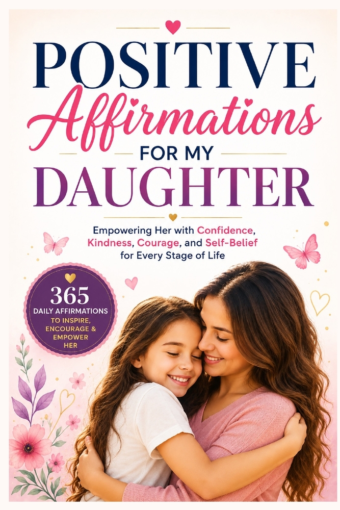 Positive Affirmations for My Daughter: Empowering Her with Confidence, Kindness, Courage, and Self-Belief for Every Stage of Life cover