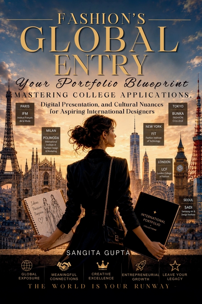 Fashion's Global Entry: Your Portfolio Blueprint: Mastering College Applications, Digital Presentation, and Cultural Nuances for Aspiring Internationa cover