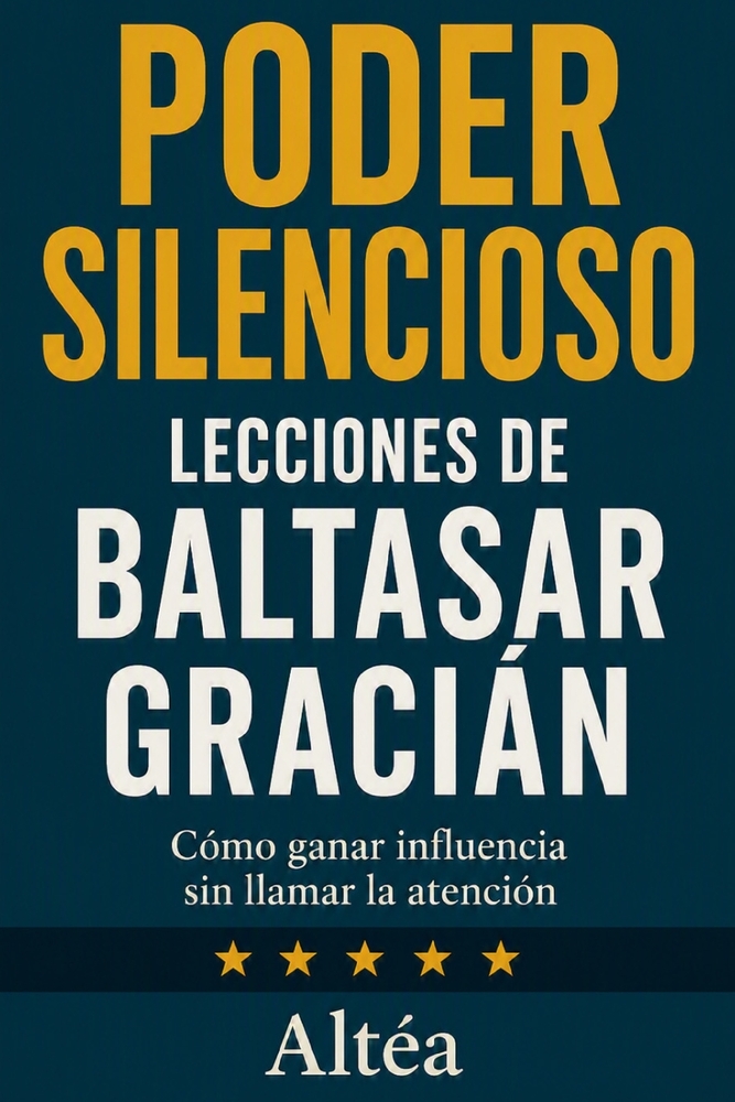 PODER SILENCIOSO Lecciones de Baltasar Gracián: Cómo ganar influencia sin llamar la atención cover