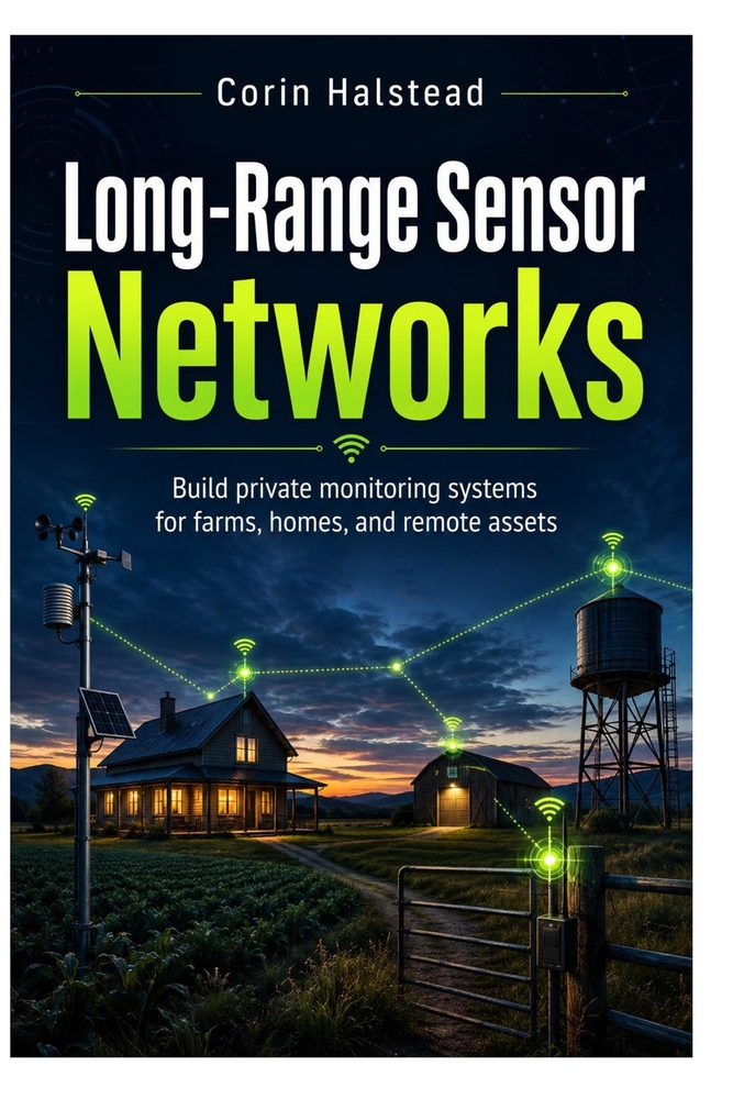 Long-Range Sensor Networks: Build private monitoring systems for farms, homes, and remote assets cover