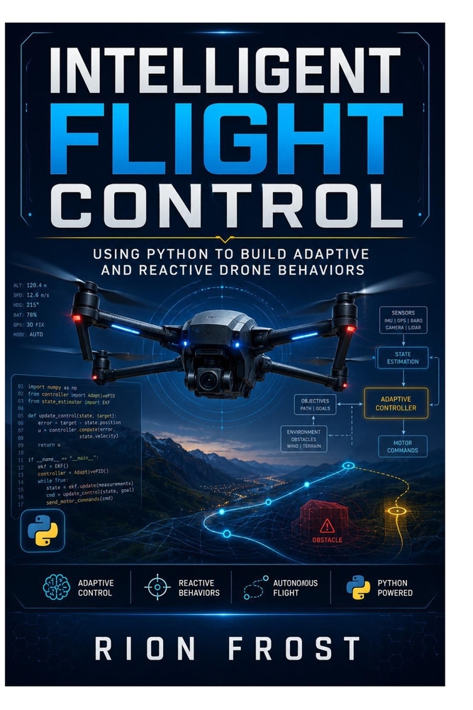 Intelligent Flight Control: Using Python to Build Adaptive and Reactive Drone Behaviors cover
