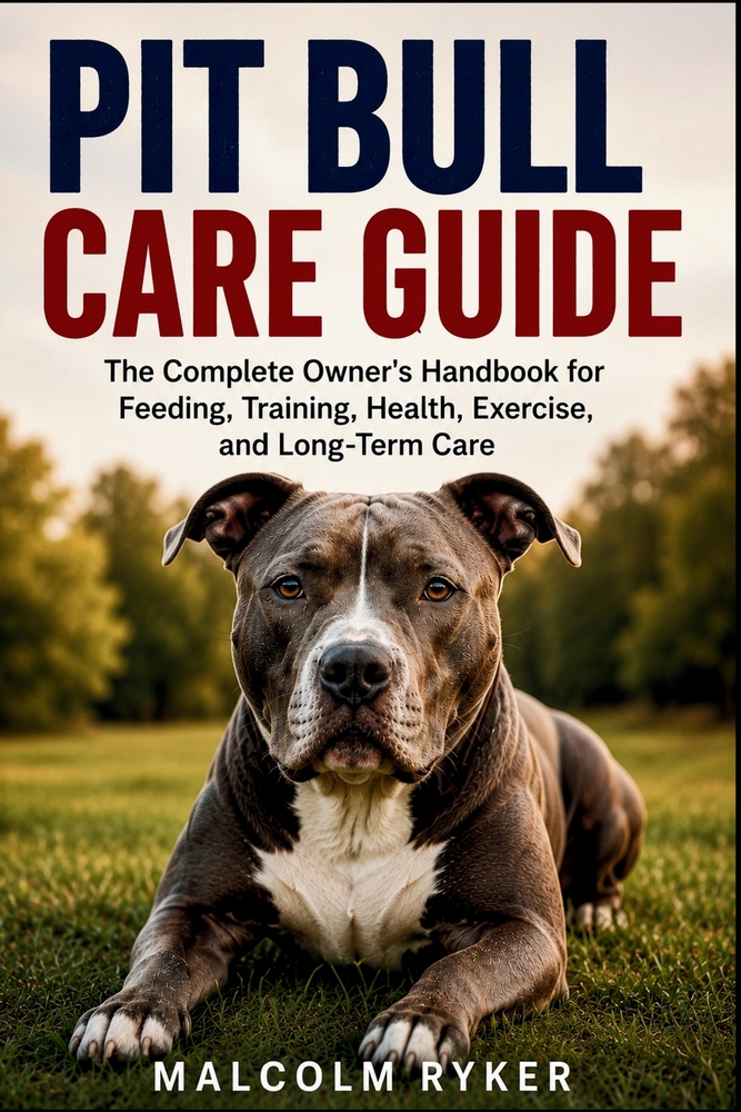 Pit Bull Care Guide: The Complete Owner's Handbook for Feeding, Training, Health, Exercise, and Long-Term Care cover