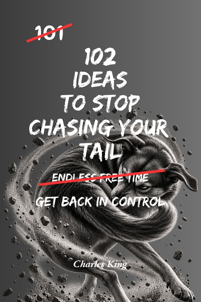 102 Ideas To Stop Chasing Your Tail: No Constant Busyness. No Running In Circles. Simple Everyday Ideas To Focus On What Matters, Make Steady Progress cover